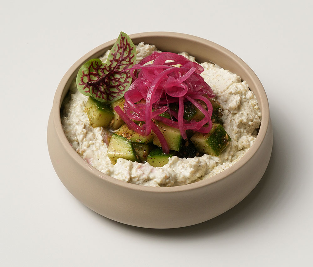 Strained Yogurt With Bulgur And Zatar