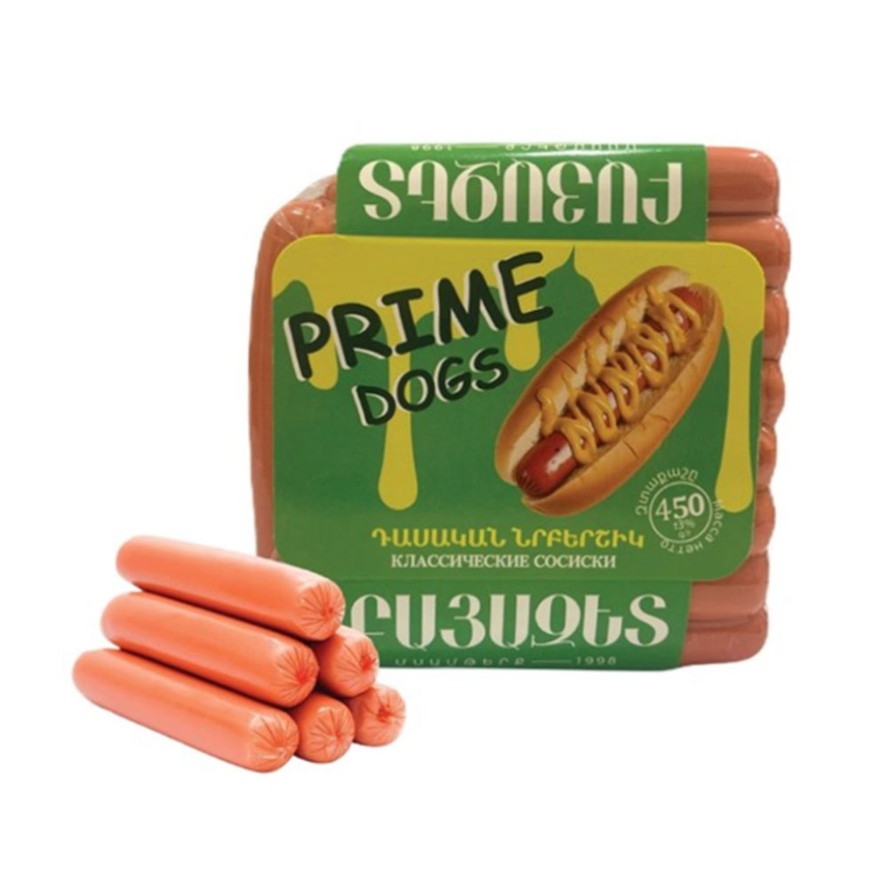 Նրբերշիկ Prime Dogs 450գ
