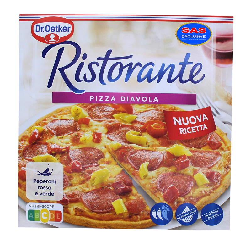 Frozen pizza "Dr.Oetker Ristorante Diavola" 350g

