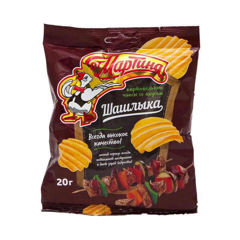 Chips "Ot Martina" barbecue 20g