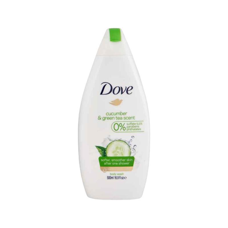 Shower cream-gel "Dove" cucumber and green tea 500ml