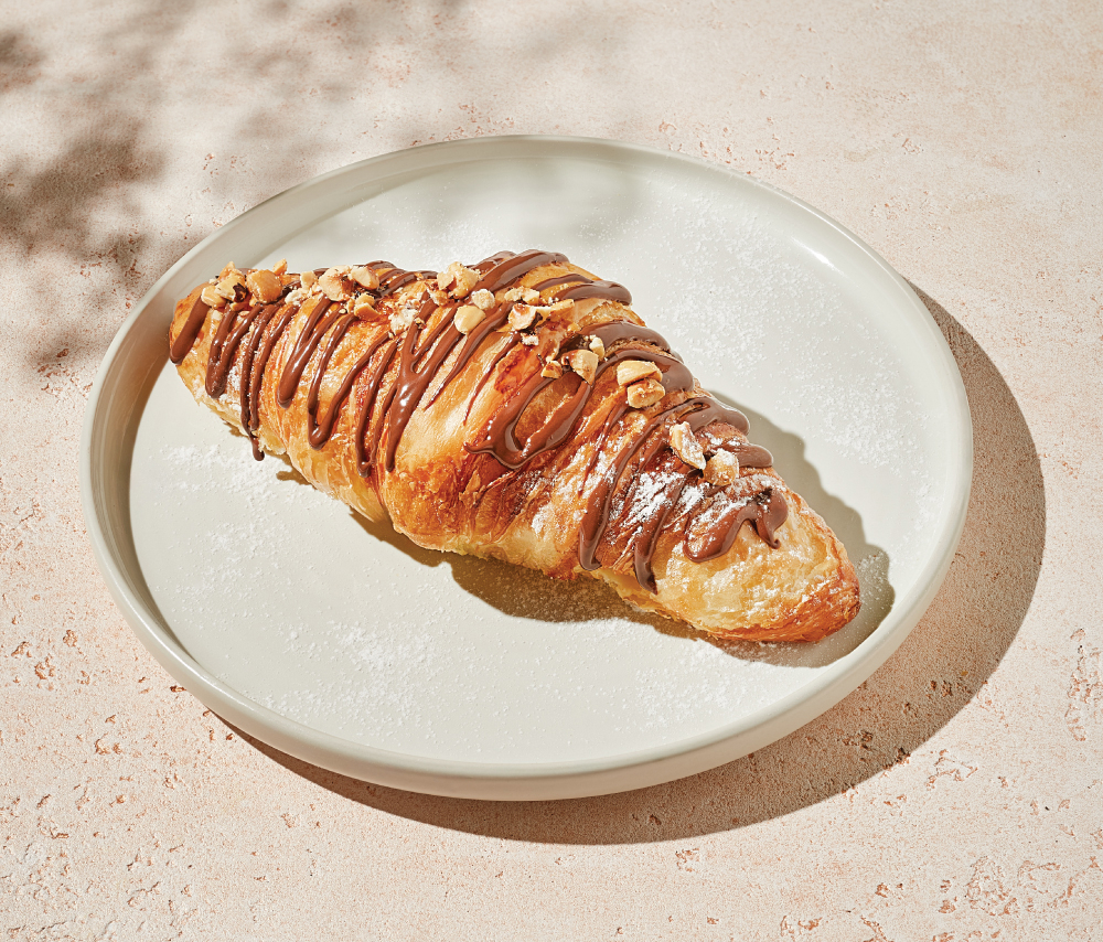 Croissant with Nutella