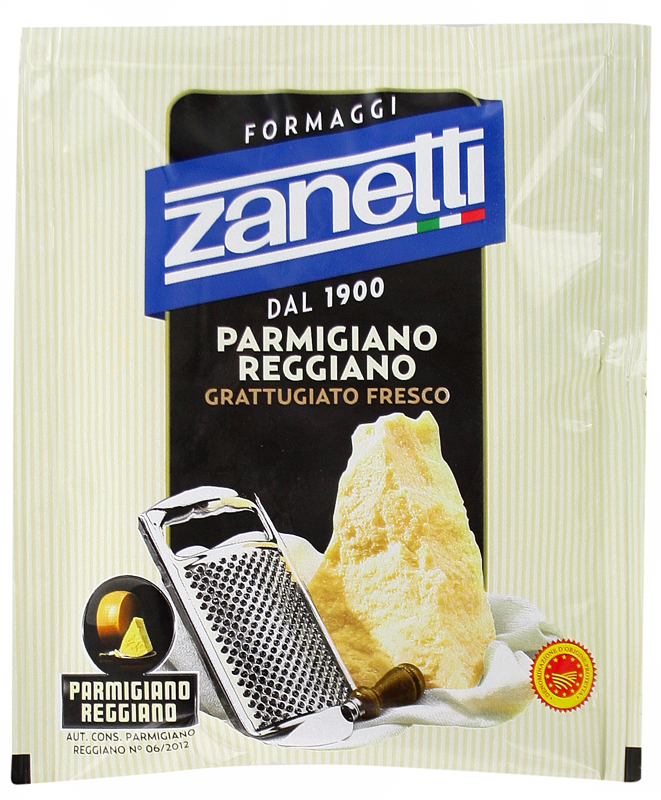 Parmesan grated cheese "Zanetti Parmigiano Reggiano" 40g