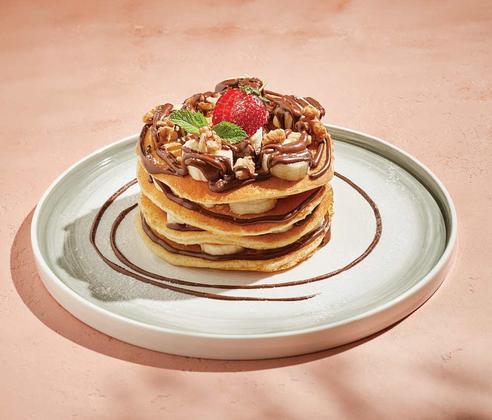 Բանան-Նուտելլա (նրբաբլիթով) Փքաբլիթ