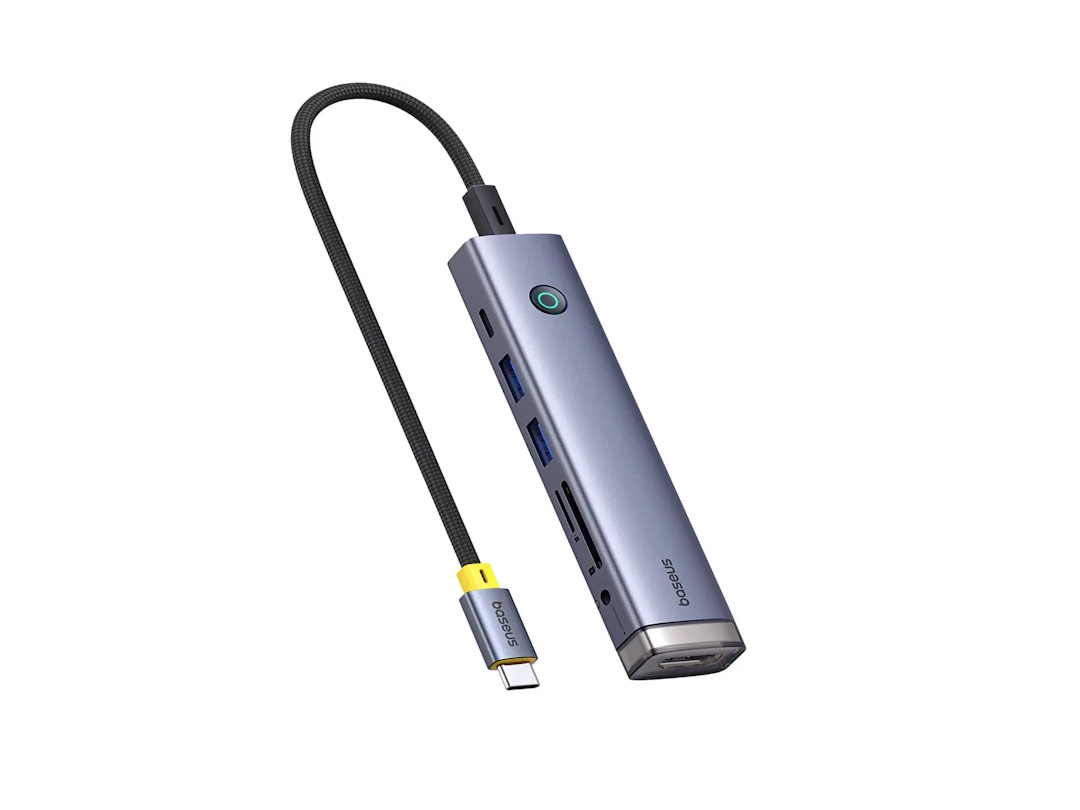 Դոկ Կայան Baseus UltraJoy Series 7-Port HUB AIR Space Grey B00052803811-02