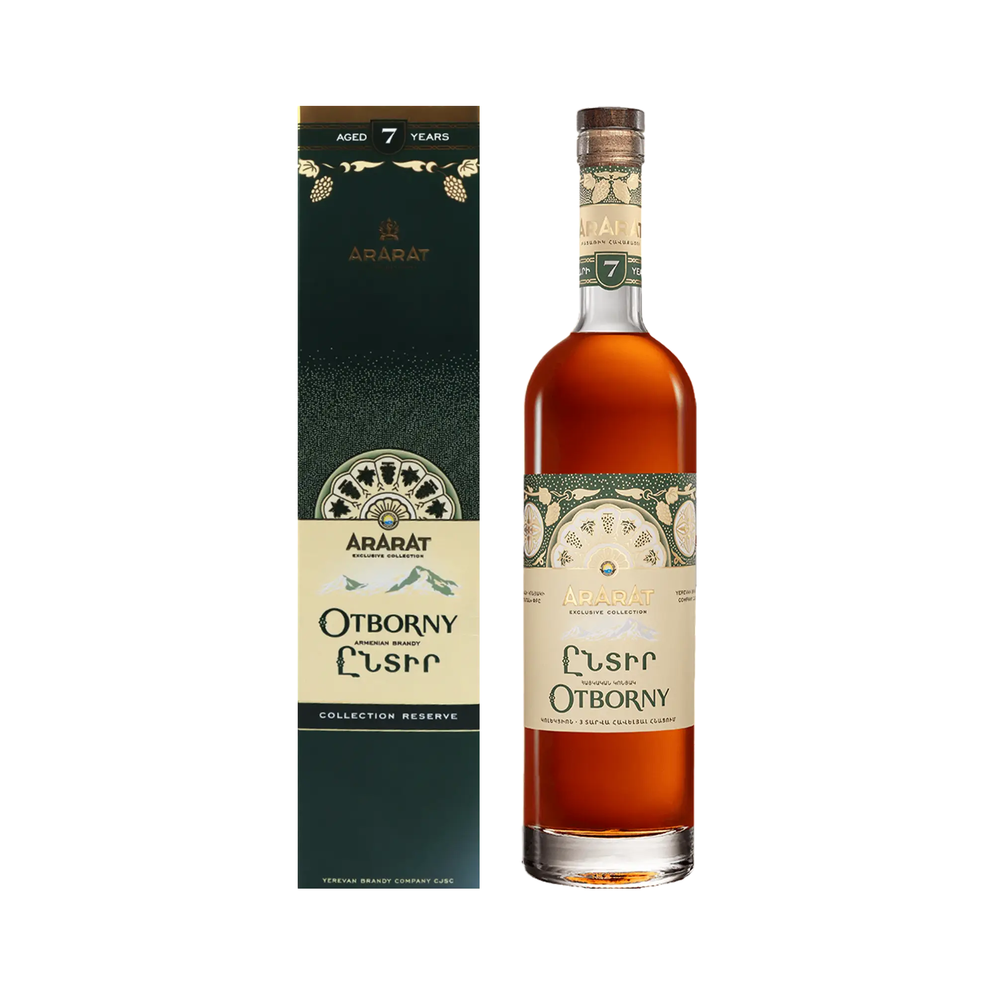 Коньяк Ararat Otborny 7л (кор) 0.7л