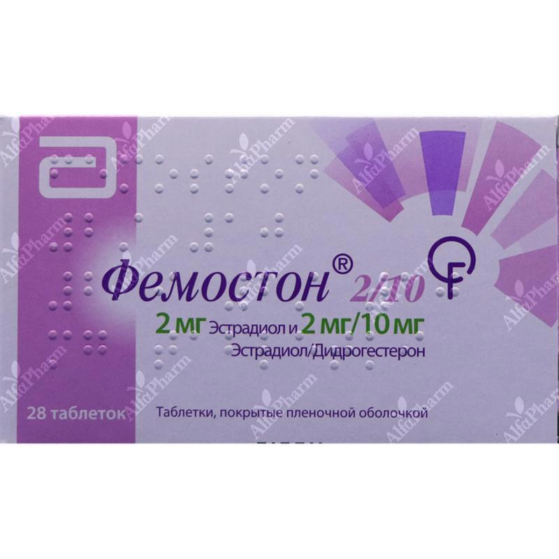 Фемостон  таб. п/о 2мг/10мг x 28