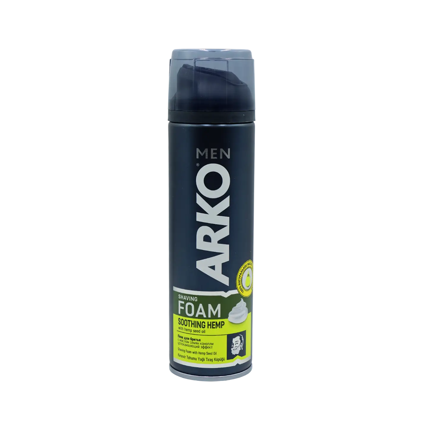 Shaving foam "Arko" soothing hemp 200ml