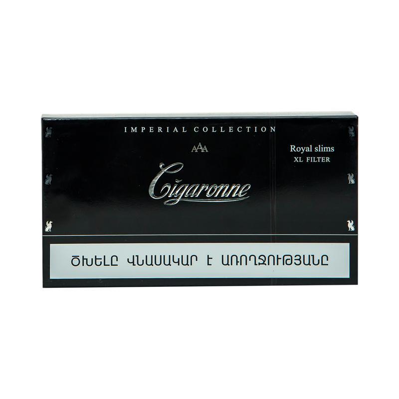 Cigarettes "Cigaronne" Royal, black SL