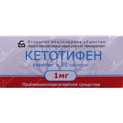Կետոտիֆեն դհտ 1մգ x 30