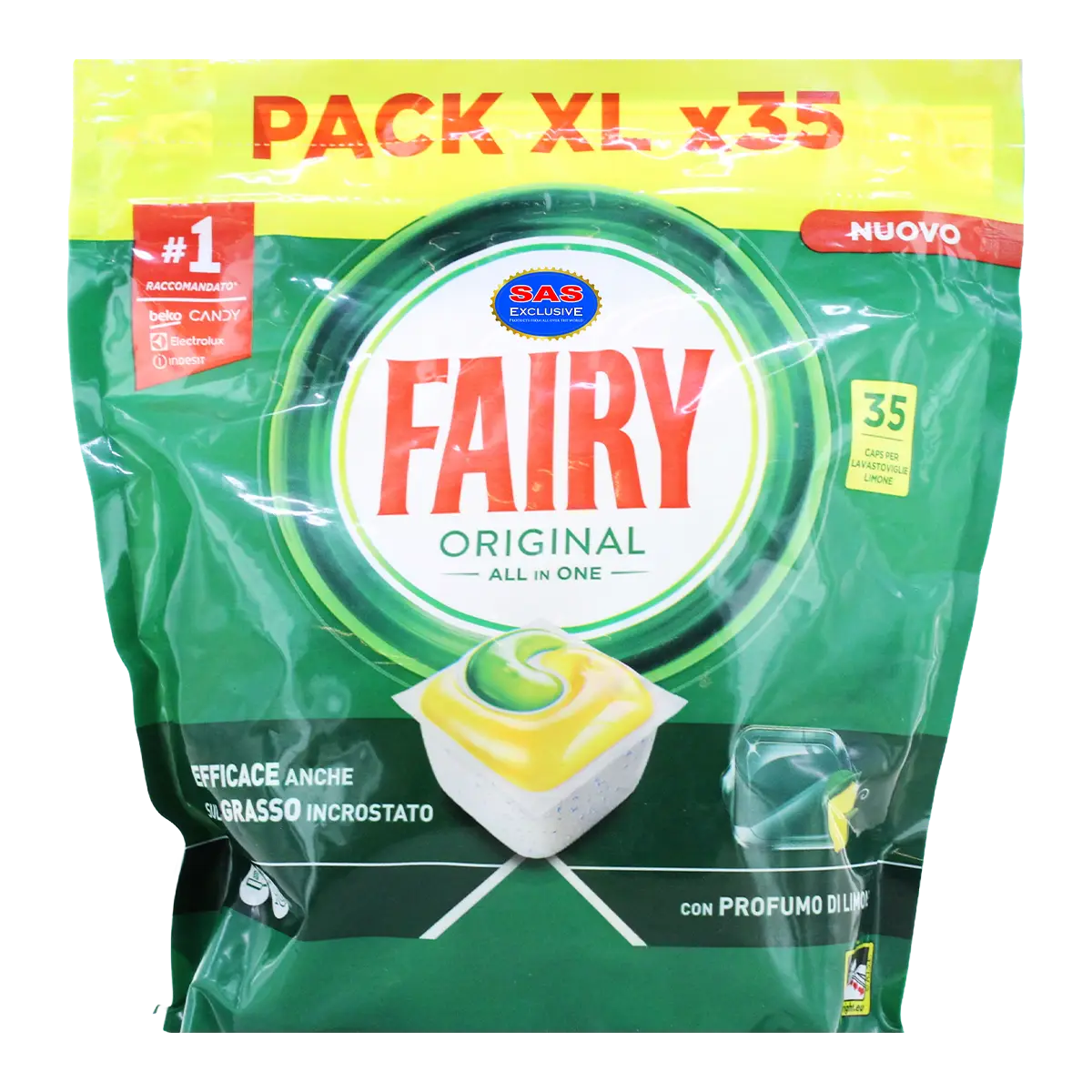 Capsules for dishwasher use "Fairy Original All in One" 35 pcs
