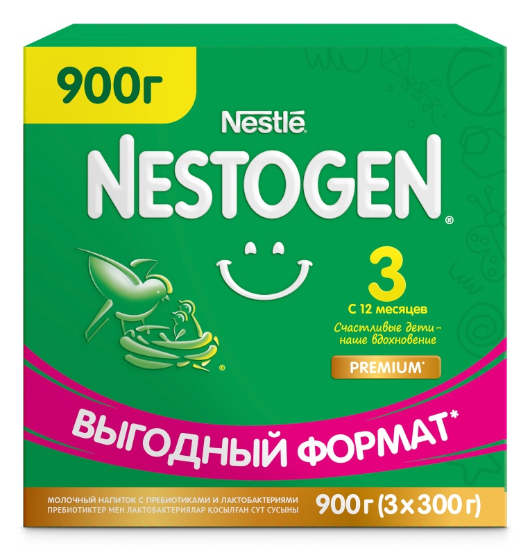 Նեստոժեն 3 կաթնախառնուրդ 900գ (3x300գ)