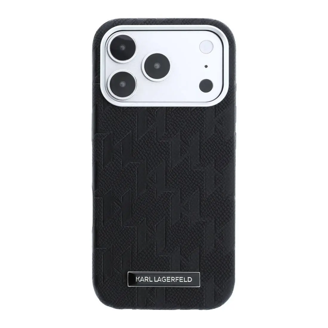 Պատյան iPhone 18 Pro Karl Lagerfeld HC MagSafe  Grained Leather Hard Mono Resin Logo