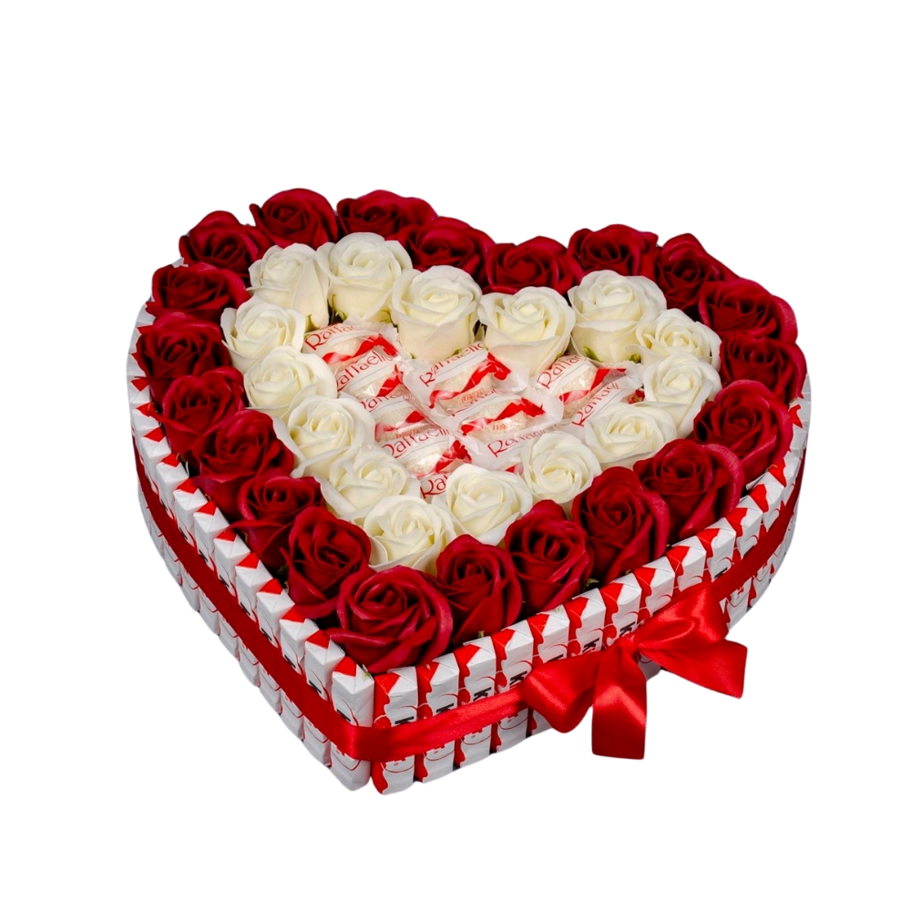 Քաղցր հավաքածու վարդերով