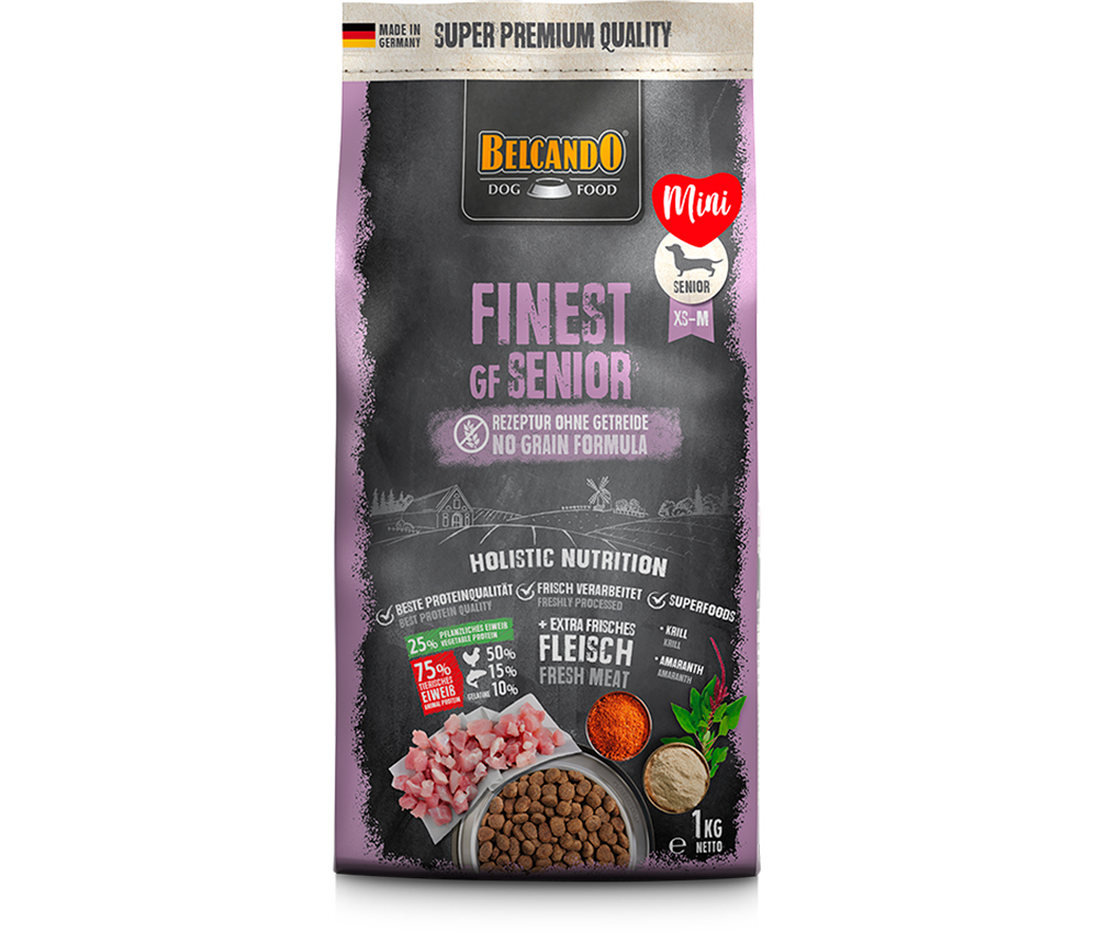Շան չոր կեր BELCANDO Finest GF Senior 1 կգ