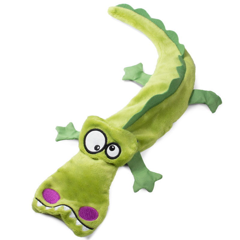 Gigwi Crocodile toy with squeakers for dogs, 38 cm