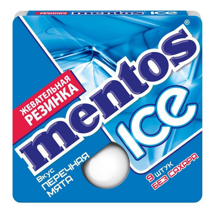 Peppermint chewing gum "Mentos Ice" 12.9g 