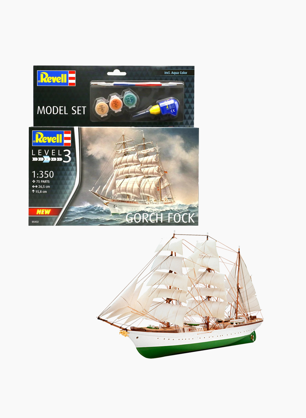 Revell Կառուցողական հավաքածու «Gorch Fock»