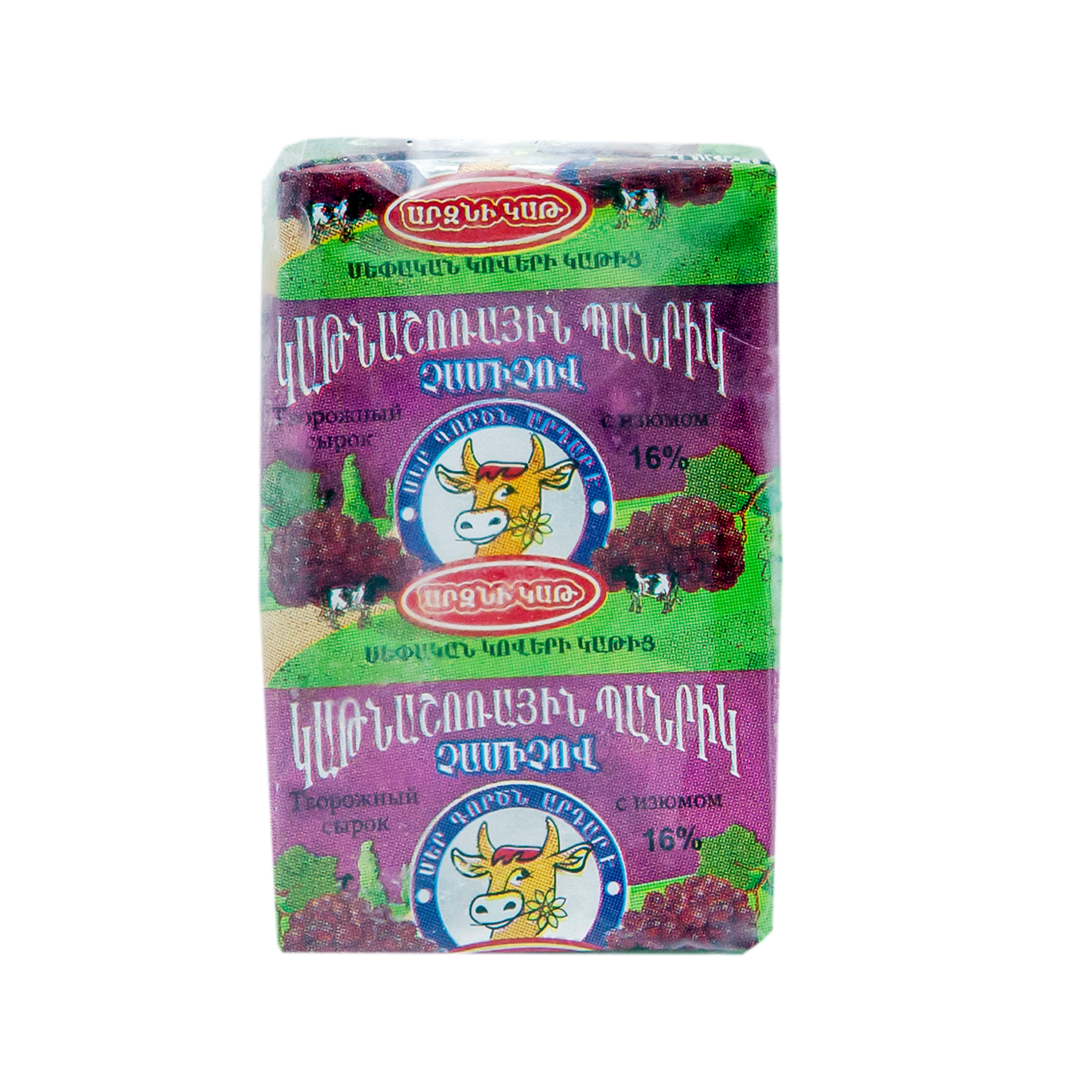 Կաթնաշոռ «Արզնի Կաթ» չամիչով 90գր