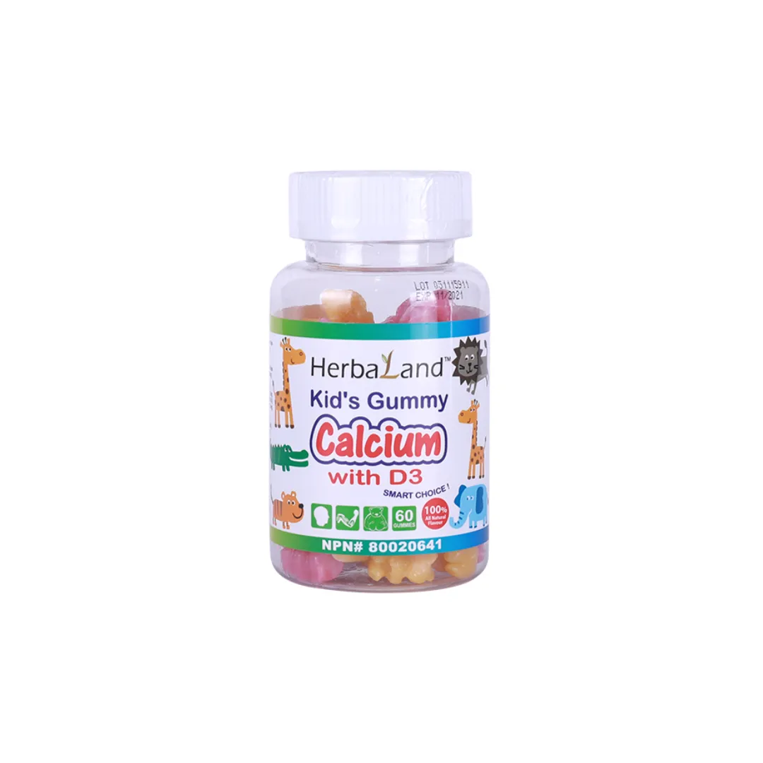 Calcium vitamin D / Հերբալենդ Կալցիում, վիտամին D ծամովի դհտ No60