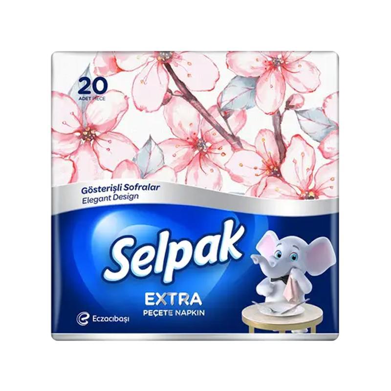 Անձեռոցիկներ «Սելպակ» Էքստրա Էլեգանտ, երկշերտ 20հտ