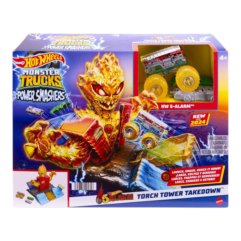 Набор Hot Wheels Огненная башня испытание