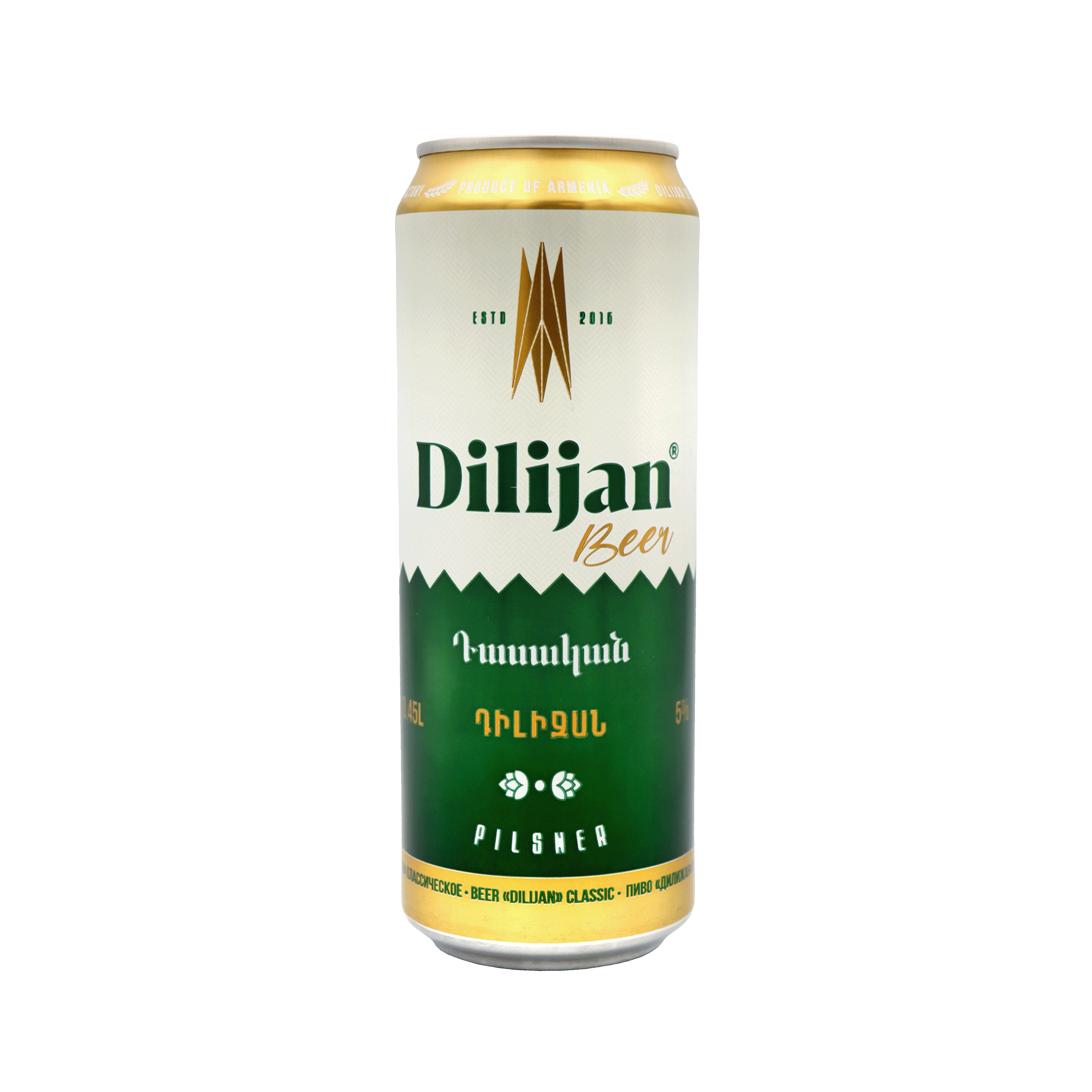 Beer "Dilijan" classic (can) 0.45l