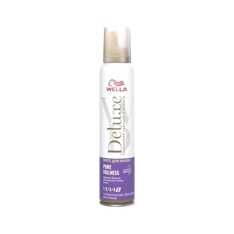 Hair mousse "Wella" Deluxe, super strong fixation №5 200ml