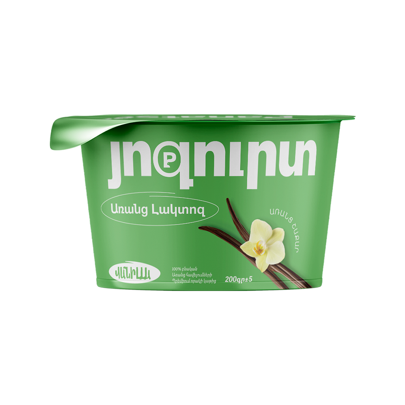 Йогурт Панацеа ваниль б/г/с/л 200г