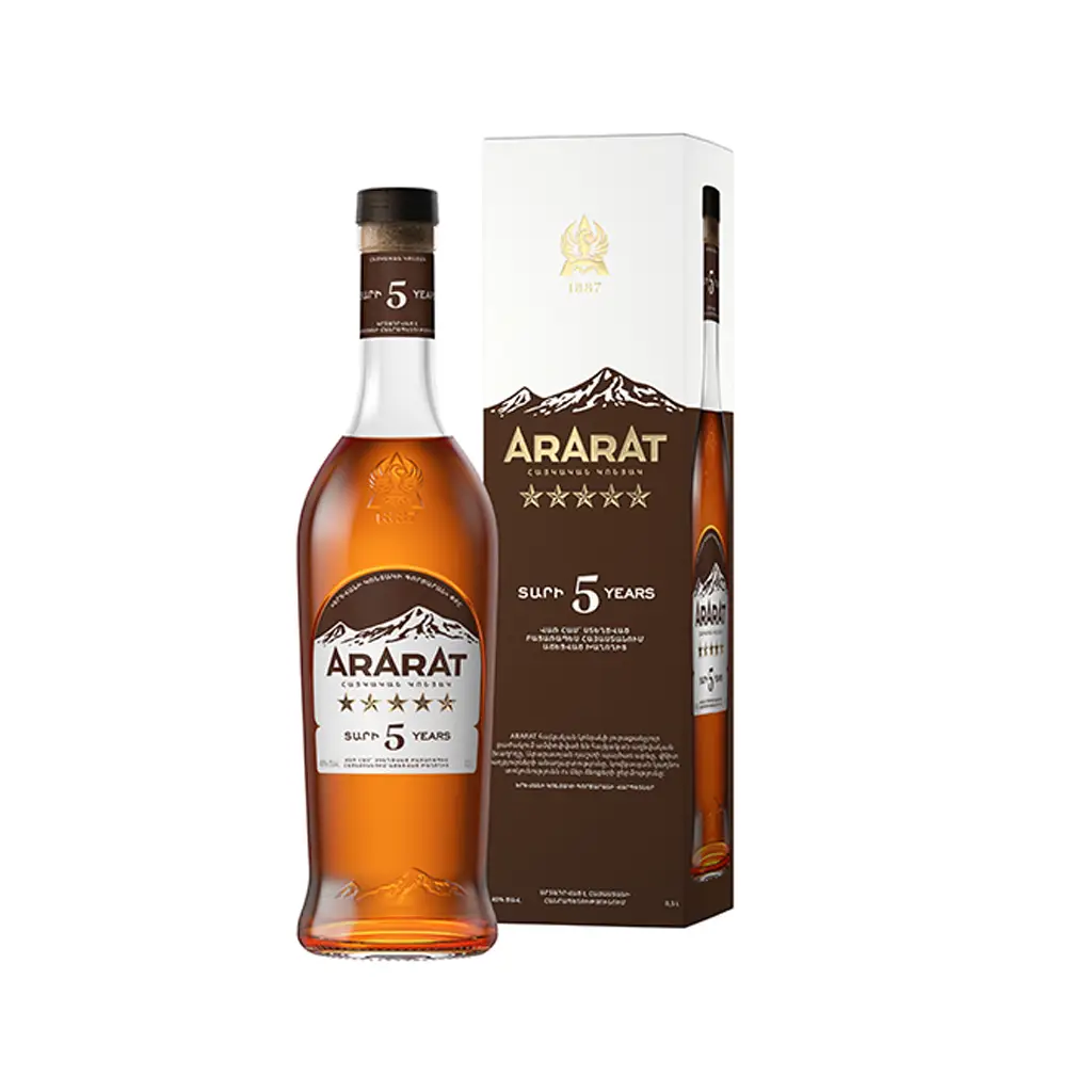 Бренди "Арарат" 5лет 500мл